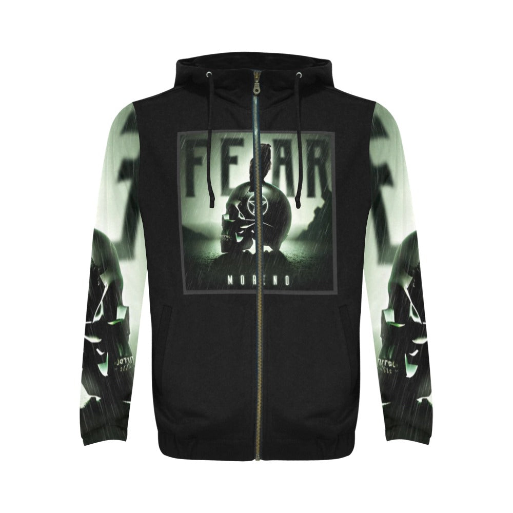 Skin devils Fear-Moreno men's Zip  Hoodie