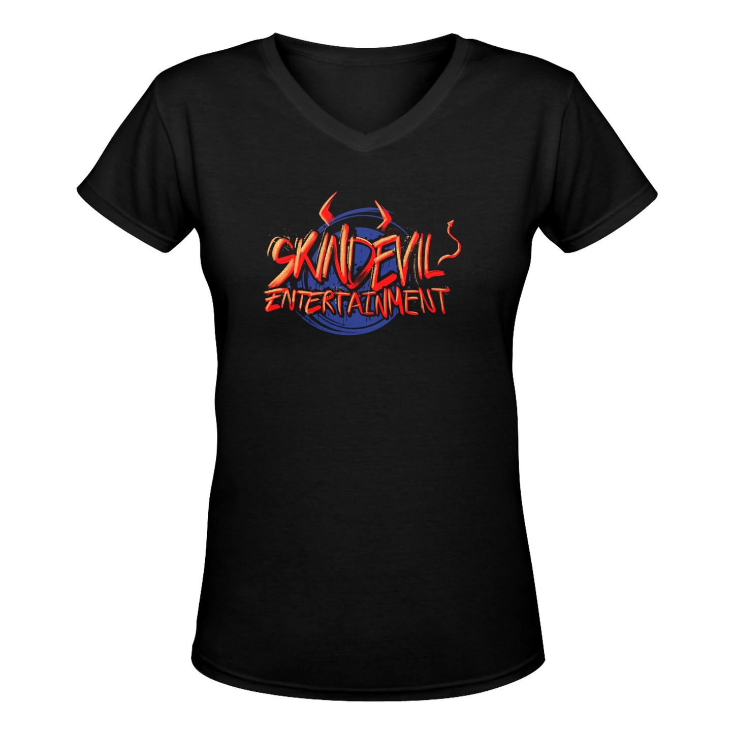 Skin Devils V-neck Women's T- shirt