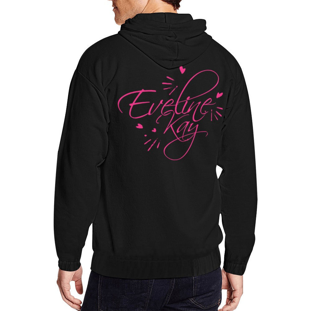 Eveline Kay Men's Zip Hoodie