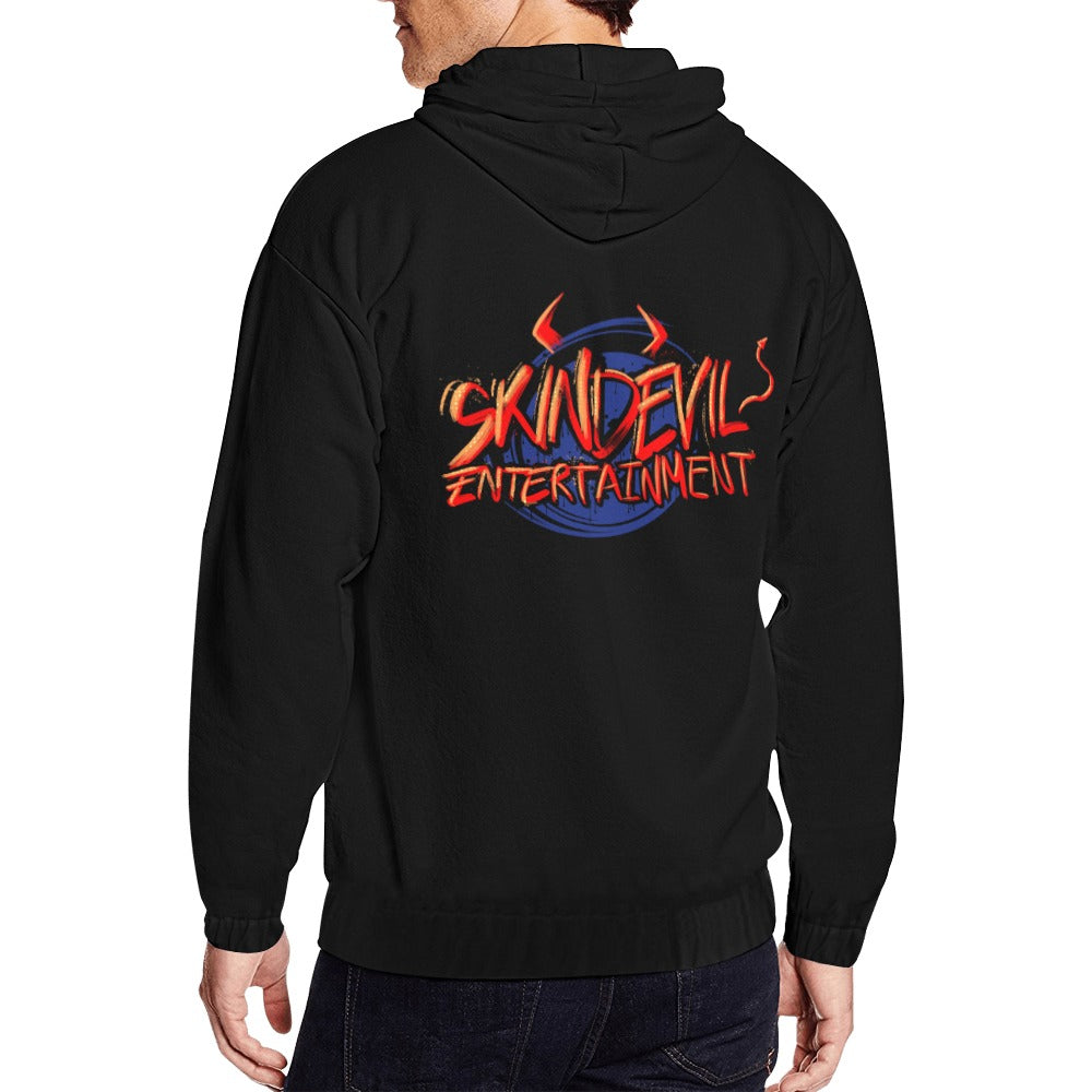 Skin Devils Men's  Zip Hoodie