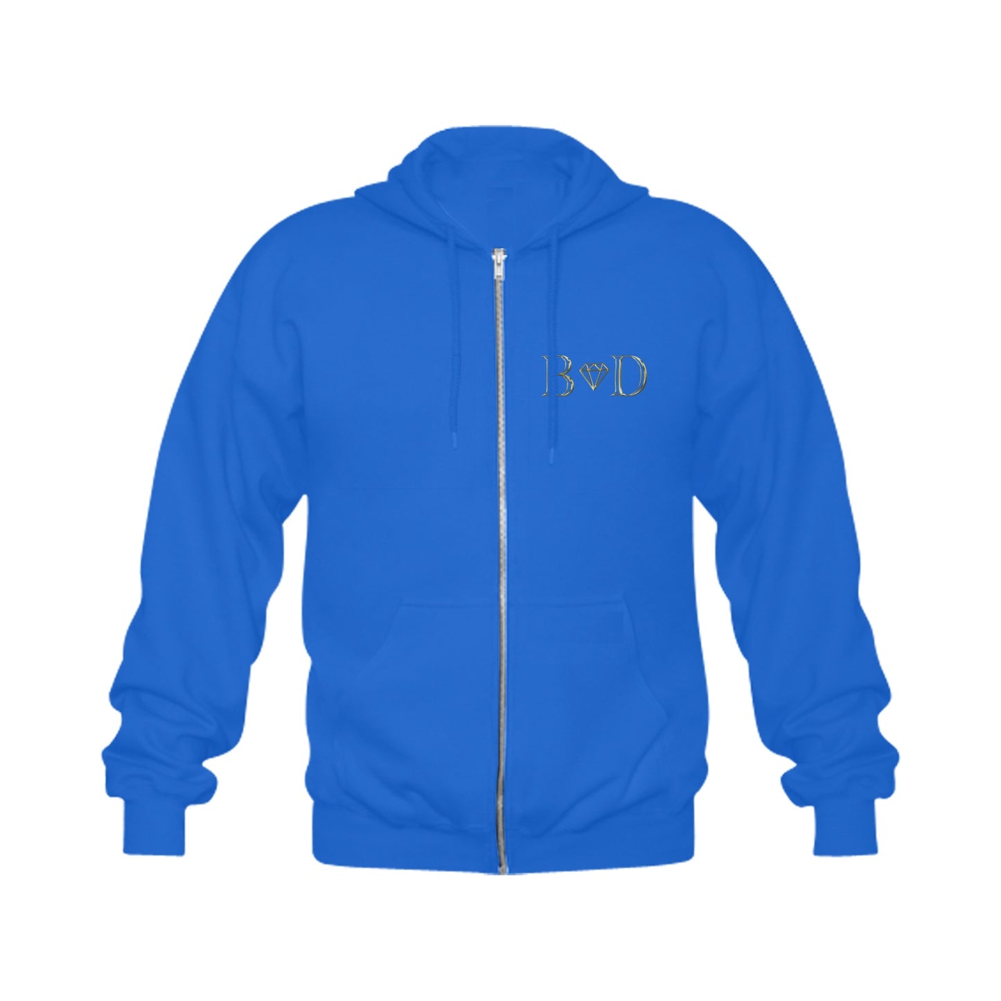 B Diamond Unisex Zip Hoodie